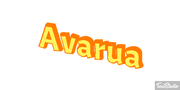 Avarua Текстовый эффект