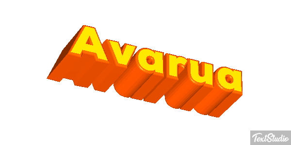 Avarua Текстовый эффект
