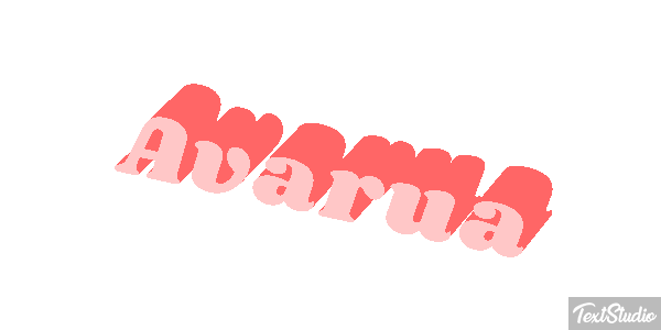 Avarua Текстовый эффект