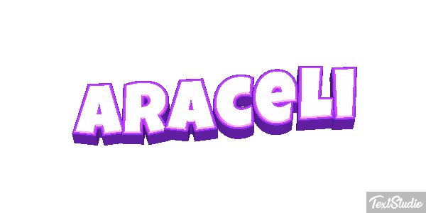 Araceli Текстовый эффект