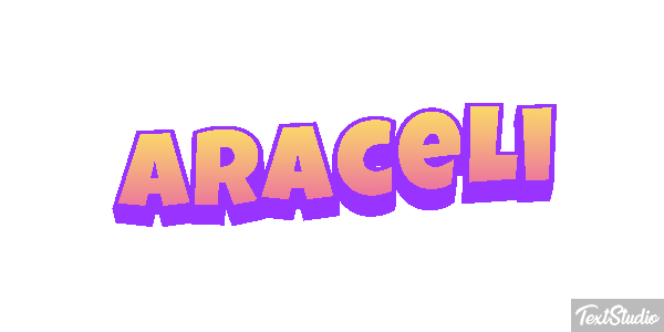 Araceli Текстовый эффект