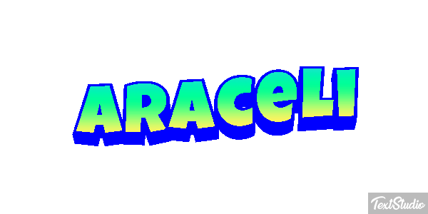Araceli Текстовый эффект