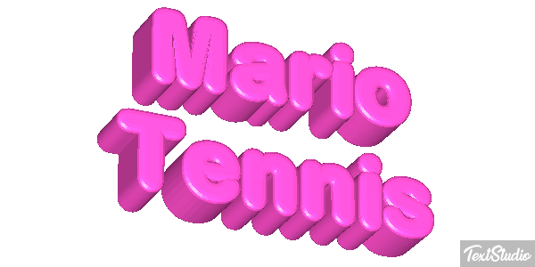 Mario Tennis Текстовый эффект