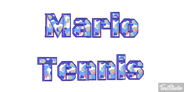 Mario Tennis Текстовый эффект