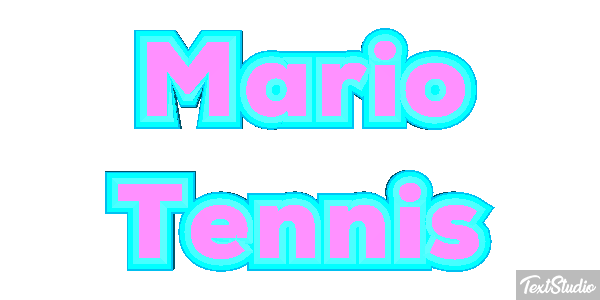 Mario Tennis Текстовый эффект