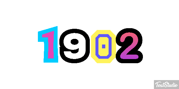 1902 Texteffekt