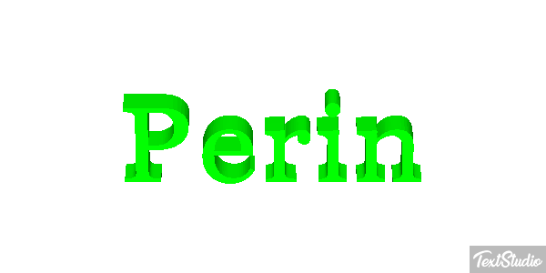 Perin テキスト効果