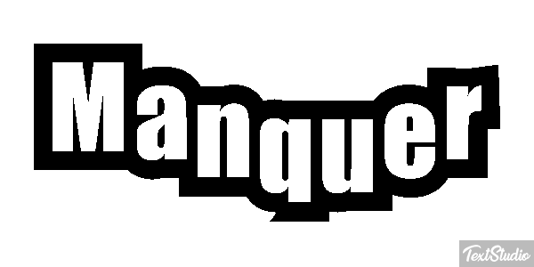 Manquer Effet de texte
