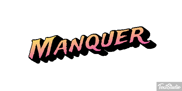 Manquer Effet de texte