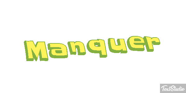 Manquer Effet de texte