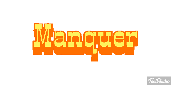 Manquer Effet de texte