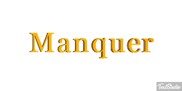 Manquer Effet de texte