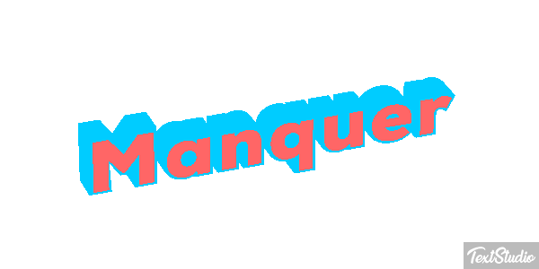 Manquer Effet de texte