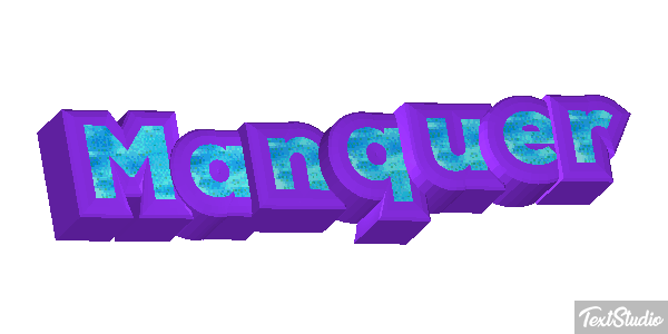 Manquer Effet de texte