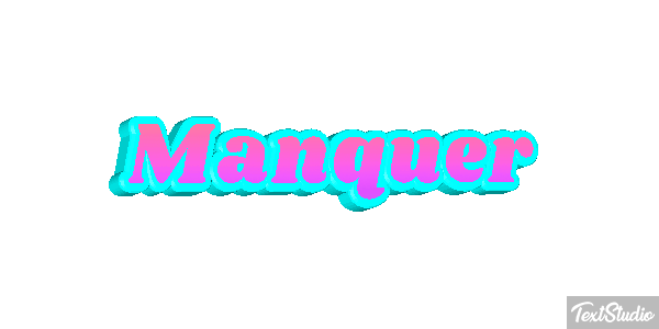 Manquer Effet de texte
