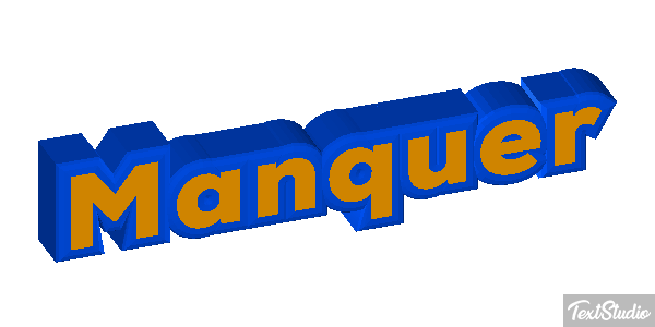 Manquer Effet de texte