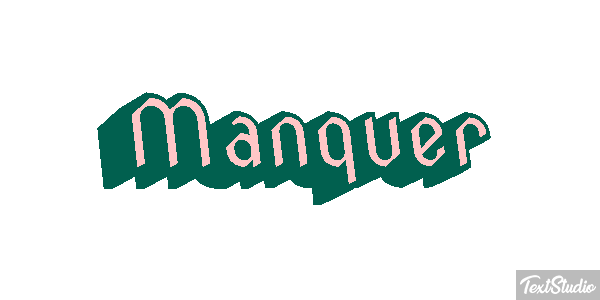 Manquer Effet de texte