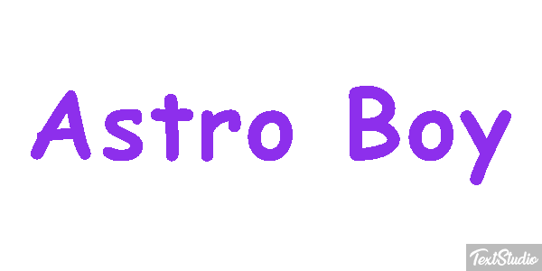 Astro Boy Metin efekti