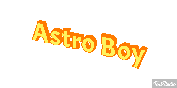 Astro Boy Metin efekti