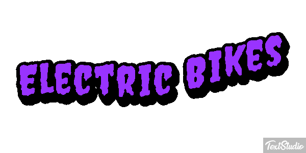 Electric Bikes Effet de texte