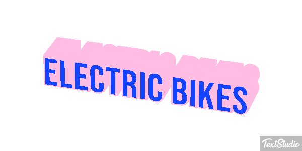 Electric Bikes Effet de texte