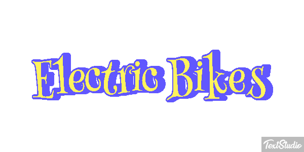 Electric Bikes Effet de texte