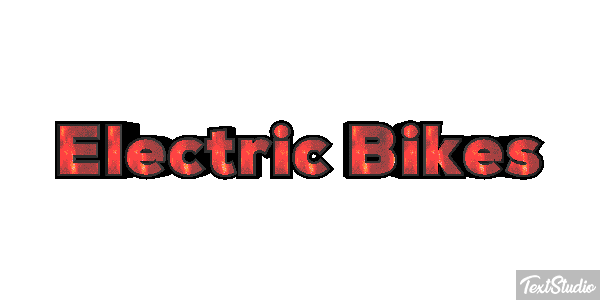 Electric Bikes Effet de texte