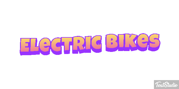 Electric Bikes Effet de texte