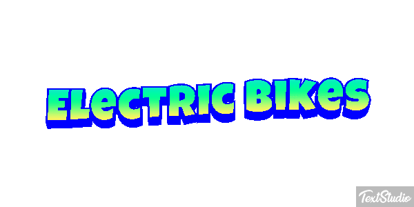 Electric Bikes Effet de texte