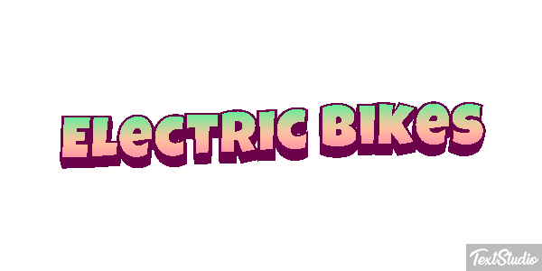 Electric Bikes Effet de texte