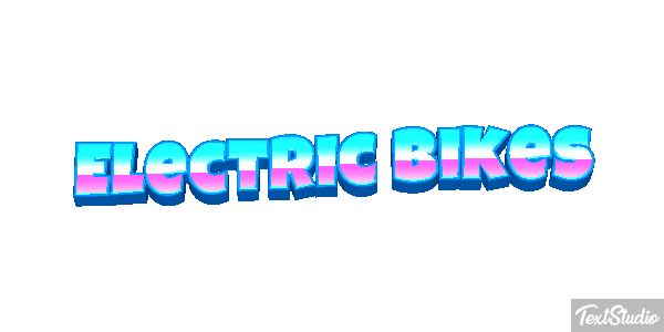 Electric Bikes Effet de texte
