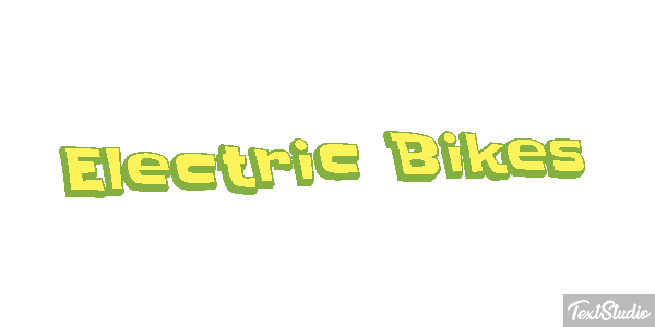Electric Bikes Effet de texte