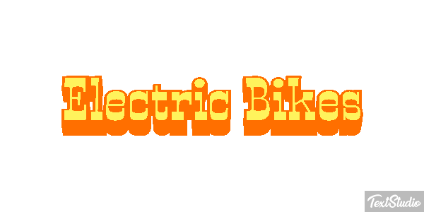 Electric Bikes Effet de texte