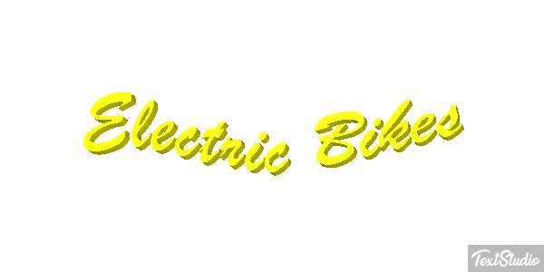 Electric Bikes Effet de texte