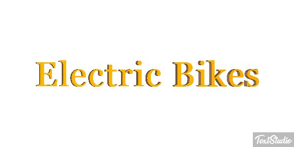 Electric Bikes Effet de texte