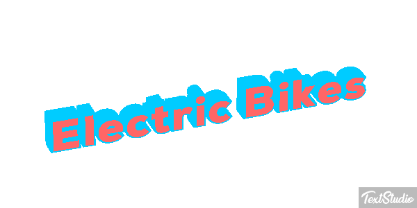 Electric Bikes Effet de texte