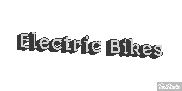 Electric Bikes Effet de texte
