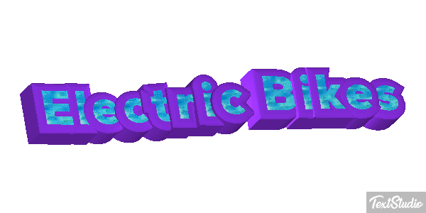 Electric Bikes Effet de texte