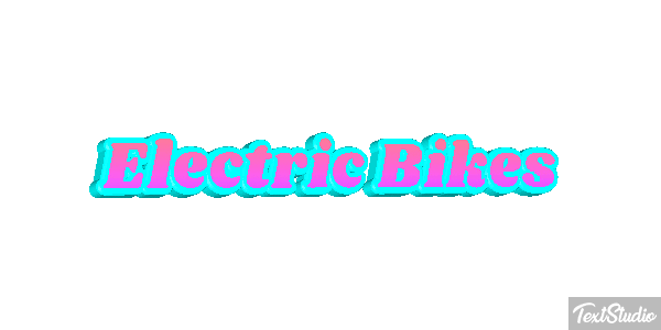 Electric Bikes Effet de texte
