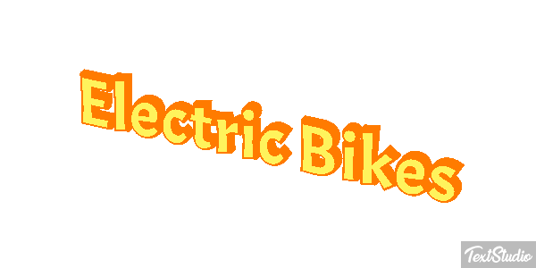 Electric Bikes Effet de texte