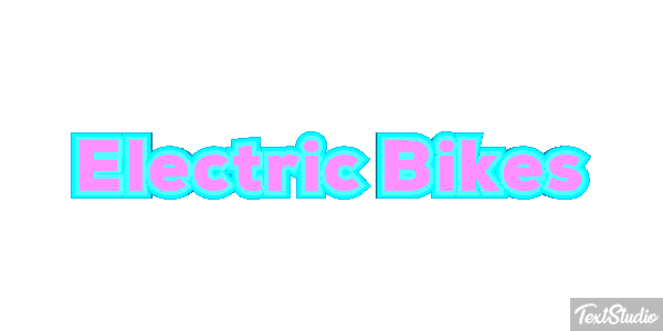 Electric Bikes Effet de texte