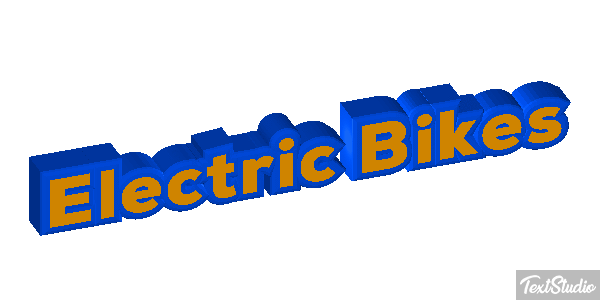 Electric Bikes Effet de texte