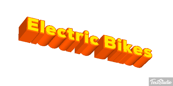 Electric Bikes Effet de texte