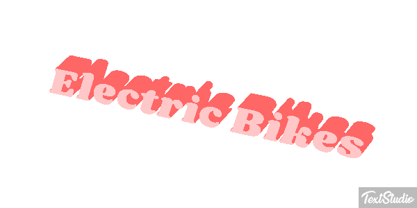 Electric Bikes Effet de texte