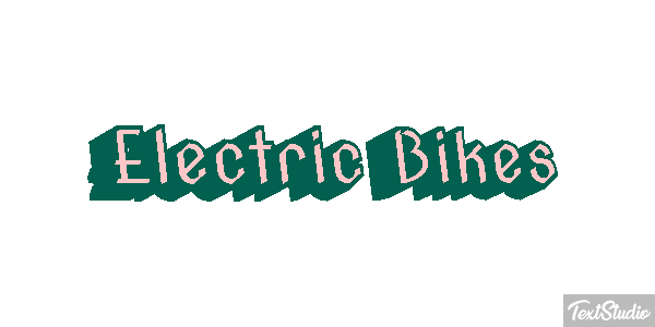 Electric Bikes Effet de texte