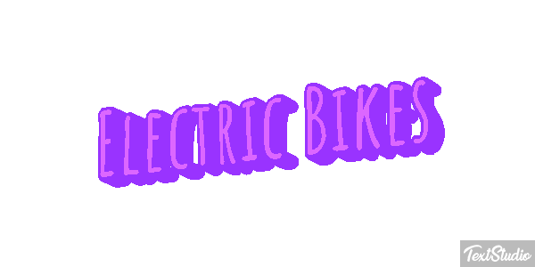 Electric Bikes Effet de texte