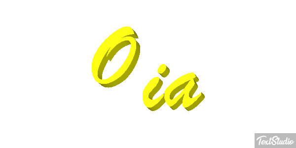 Oia Effetto testo