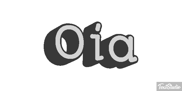Oia Effetto testo