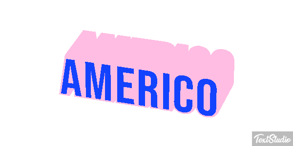 Américo Text effect