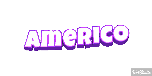 Américo Text effect